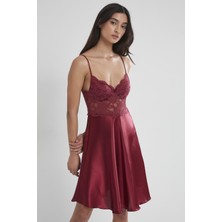 Pierre Cardin  Saten Dantelli Gecelik  - 627