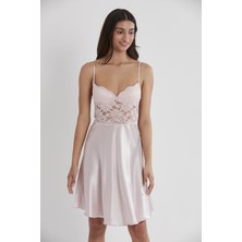 Pierre Cardin  Saten Dantelli Gecelik  - 627