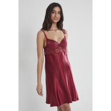 Pierre Cardin  Saten Dantelli Gecelik  - 665