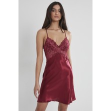 Pierre Cardin  Saten Dantelli Gecelik & Sabahlık Takım -  4050