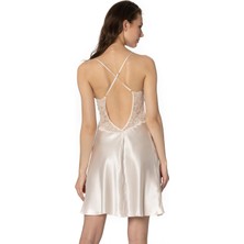 Pierre Cardin  Saten Dantelli Gecelik & Sabahlık Takım -  4050