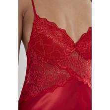 Pierre Cardin  Saten Dantelli Gecelik & Sabahlık Takım -  4050