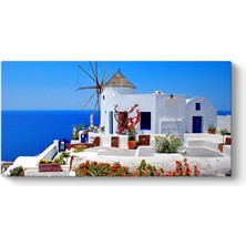 Tabloshop Santorini Değirmen Tablosu
