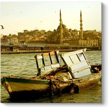 Tabloshop Galata Köprüsü Manzara Tablosu