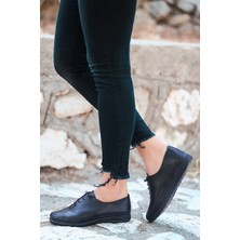 ARTI ARTI AYAKKABI ARTI-ARTI020-1201 Içi  Deri Siyah Günlük Kadın Sneakeri  Ayakkabı
