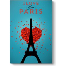 Tabloshop I Love You Paris Tablosu