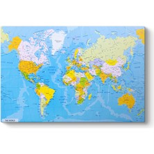 Tabloshop Dünya Haritası Tablosu