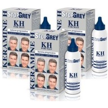 Keramine H Stop Grey Saç Beyazlık Giderici Losyon 3 Kutu