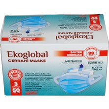 Ekoglobal Cerrahi Maske 20 x 50'li Kutu