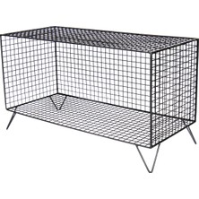 Go Dekor Iskandinav Grid Tv Metal Tel Sehpa/80×35