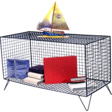 Go Dekor Iskandinav Grid Tv Metal Tel Sehpa/80×35