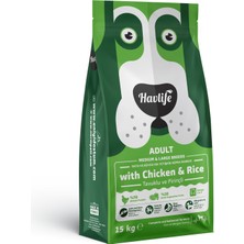 Havlife Tavuklu ve Pirinçli Orta ve Büyük Irk Yetişkin Köpek Maması 15KG