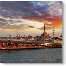 Tabloshop Galata Köprüsü ve Yeni Camii Tablosu