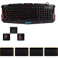 SC128A-J30 RGB 88 Farklı Işıklı Klavye + Mouse