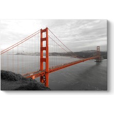 Tabloshop San Francisco Köprüsü Panorama Tablosu