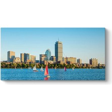 Tabloshop Boston Şehir Silüeti Kanvas Tablo