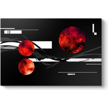 Tabloshop Kırmızı Daireler Tablo
