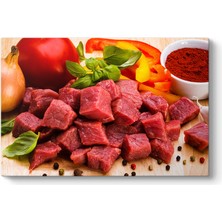 Tabloshop Kırmızı Et Tablosu