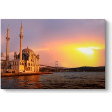 Tabloshop Ortaköy Camii Gün Batımı Tablo
