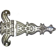 Saç Tek Kuyruklu Menteşe - 69X102 Mm, Büyük, Nikel, 1 Adet