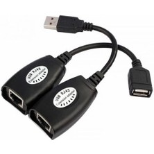 BoblovUSB RJ45 EXTENDERRJ45 USB Ek Uzatıcı CAT5E 6  Kablosu Ekleme Extensıon Extender RJ45 USB Uzatma