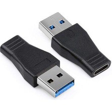 Boblov USB 3.1 Type C Dişi To USB 3.0 Erkek USB 3.0 To Type C 3.1 Şarj Çevirici Dönüştürücü Adaptör