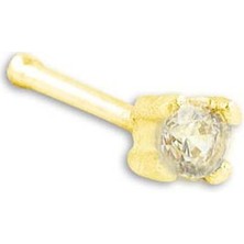 Altın Hızma Köşeli Taşlı 0.15 Gram