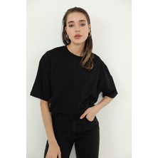 Oversize T-Shirt-Siyah