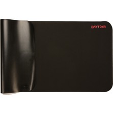 Daytona Speed 40cm X 85cm Masaüstü Oyun Gaming Ofis Baskısız Kaymaz Mouse Pad - Siyah