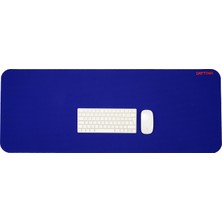 Daytona Speed 40cm X 105cm Masaüstü Oyun Gaming Ofis Baskısız Kaymaz Mouse Pad - Lacivert