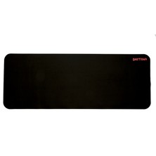 Daytona Speed 40cm X 105cm Masaüstü Oyun Gaming Ofis Baskısız Kaymaz Mouse Pad - Siyah