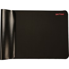 Daytona Speed 60cm X 105cm Masaüstü Oyun Gaming Ofis Baskısız Kaymaz Mousepad - Siyah