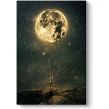 Tabloshop Parlak Ay Tablosu