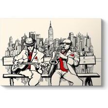 Tabloshop Two Jazz Men Tablosu