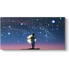 Tabloshop Gökyüzünde Yıldızlar Parladıkça Tablosu