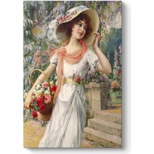 Tabloshop Emile Vernon - The Flower Girl Tablosu
