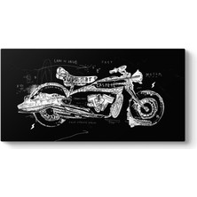 Tabloshop Vektörel Motosiklet Çizim Tablosu