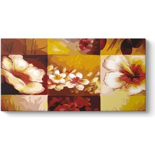 Tabloshop Vektörel Çiçekler Tablo