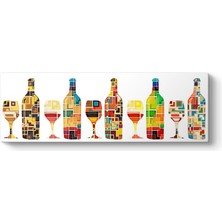 Tabloshop Dekoratif Şişeler Panorama Tablo