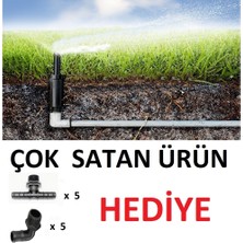 Mgf Plast 5 Ad. x 15 Van(4.5 mt Yarıçap ) Rainbird Çim Sulama Sprey Fıskiye ve Ek Parçaları