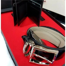  Pierre Cardin 4 Lü Erkek Çeyiz Cüzdan Kemer Gömlek Kravat Seti 03 3