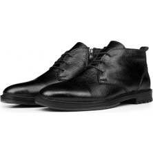 Ducavelli London Deri Kaydırmaz Taban Bağcıklı Fermuarlı Chelsea Günlük Bot