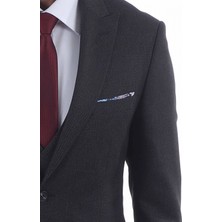 Jan Carlucci Slimfit Yelekli Drop 6 Takım