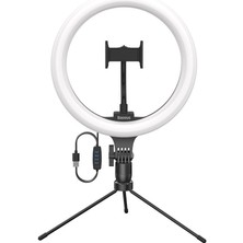 Baseus Halka Işıklı 10'' Tripod