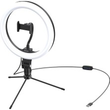 Baseus Halka Işıklı 10'' Tripod