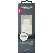 Key Power Wall Ic 1 Usb-A  1m (5V/2.4A Lightning White)