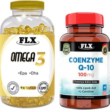 Igor Flx Omega 3 90 Softgel & Flx Coenzyme Q10 60 Tablet