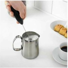 Pratik Mağazam  Pilli Mini Mixer Kahve Süt Köpürtücü Karıştırıcı Cappuccino Mixer