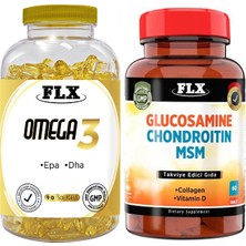 Igor Flx Omega 3 90 Softgel & Flx Glukozamine Vitamin D 60 Tablet