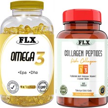 Igor Flx Omega 3 90 Softgel & Flx Tip 1-3 Balık Kolajeni 60 Tablet